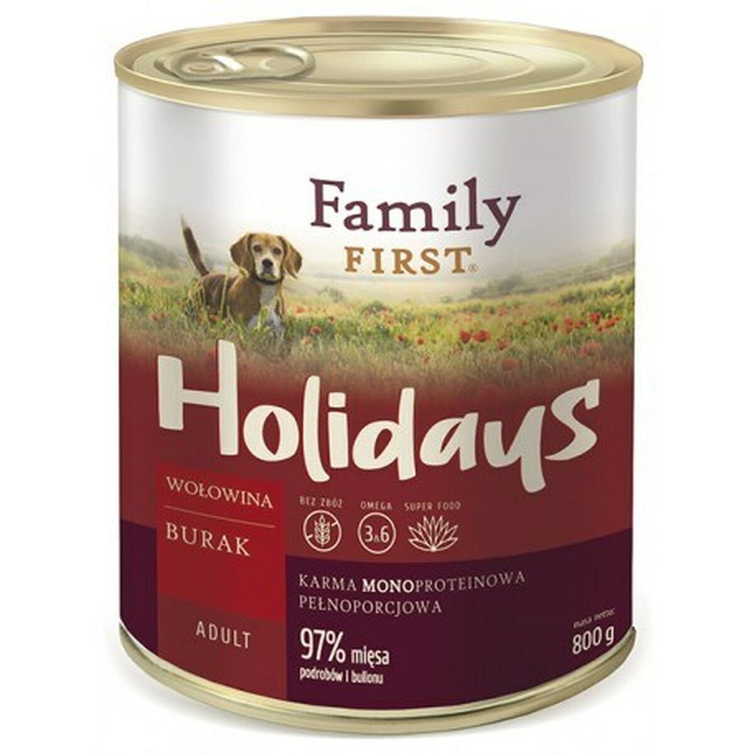 Wet food Family First FF-19003 Veal 800 g-0