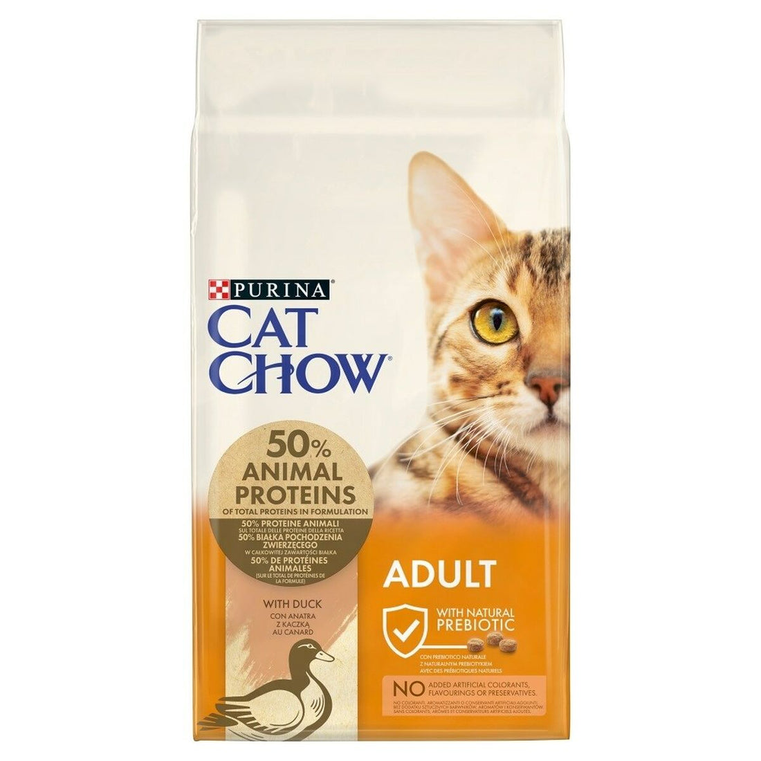 Cat food Purina Cat Chow Adult Duck 15 kg-0