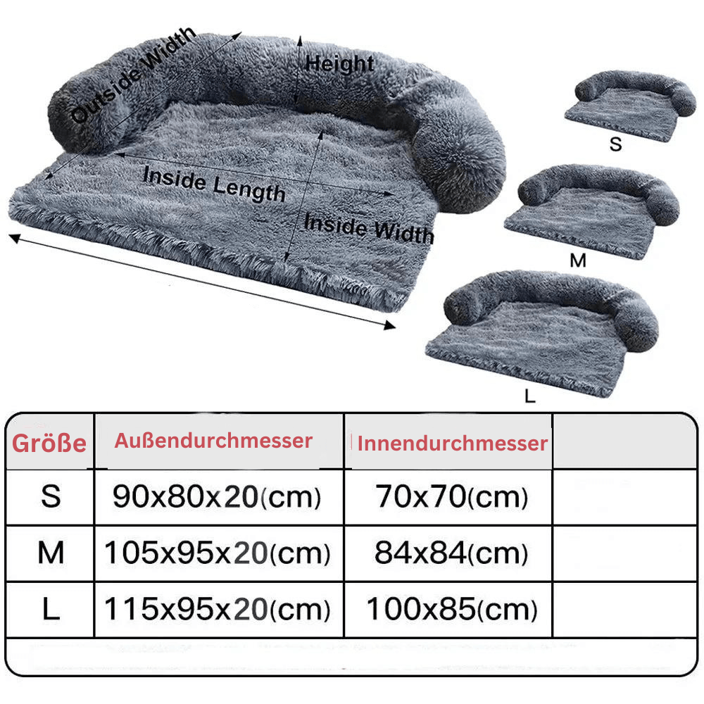 Abnehmbares Plüsch Haustier Hundebett - Michaelr