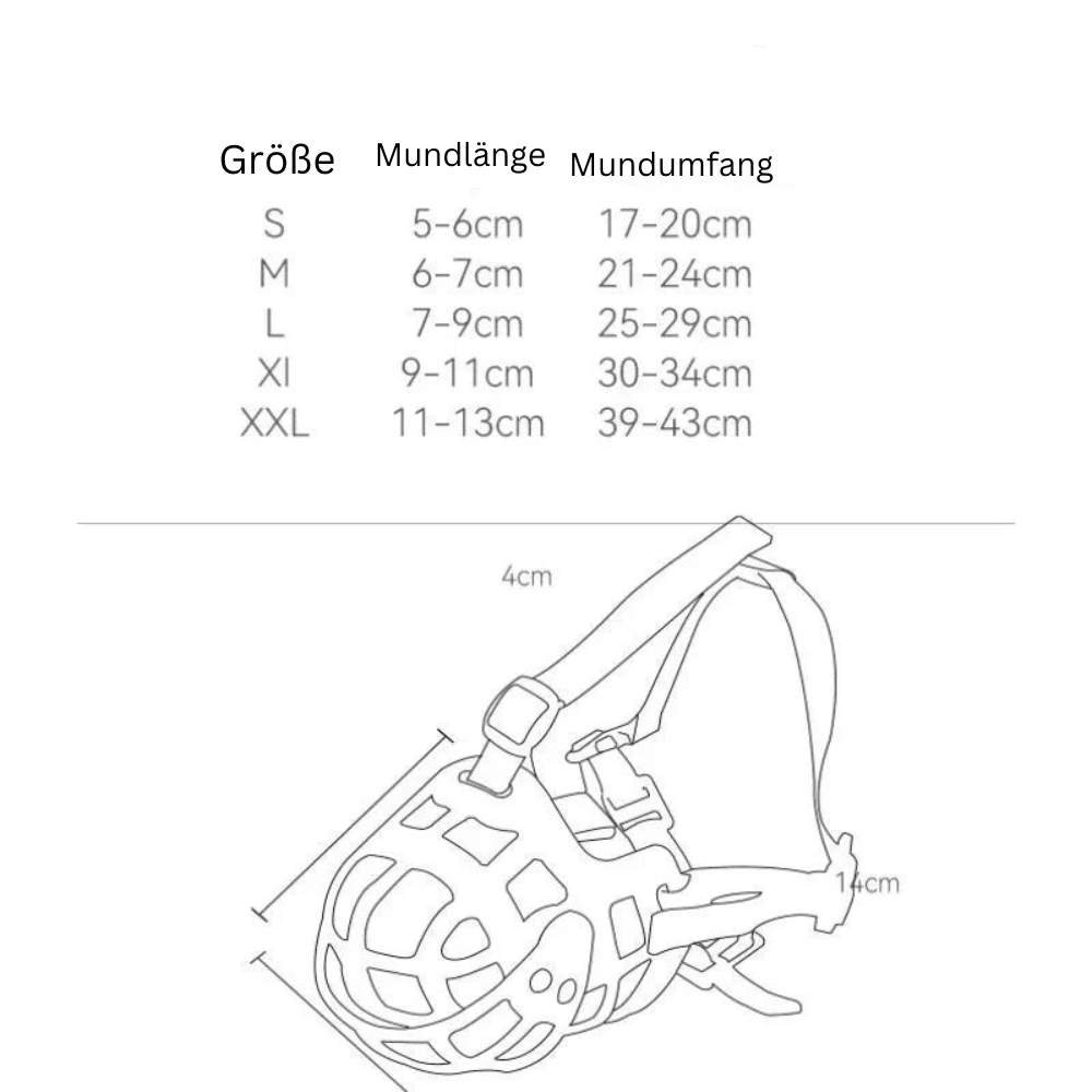 Silikon-Hundemaulkorb - Michaelr