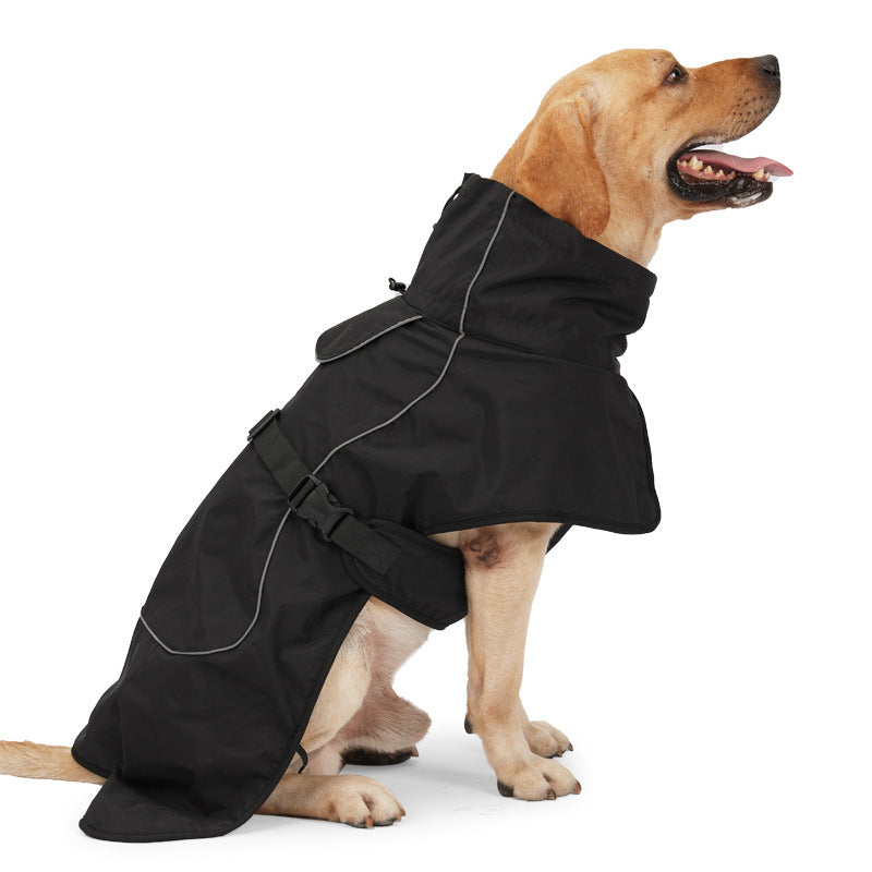 Abenteuerbereit: Robuste Winterjacke für Hunde