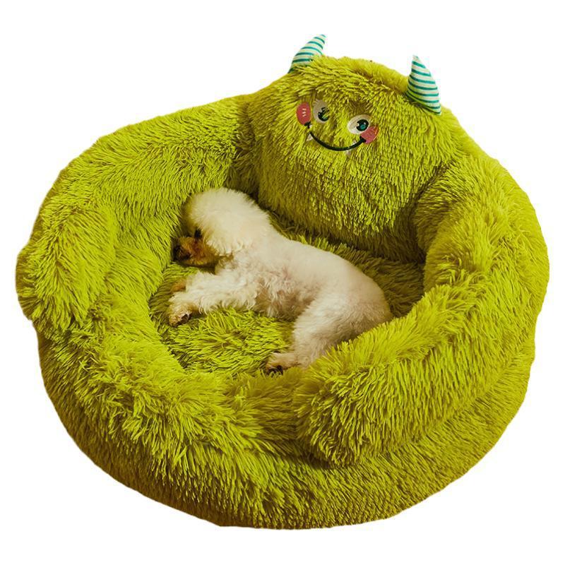 Bestes Hunde-Winterbett | Grüne Monster-Design